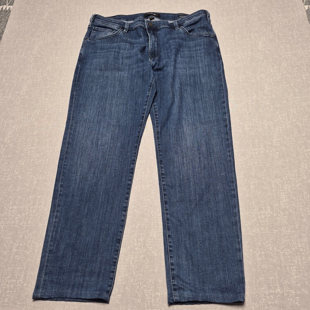 34 Heritage Courage Mid-Rise Straight Leg Jeans Blue 40x32 H0031029033